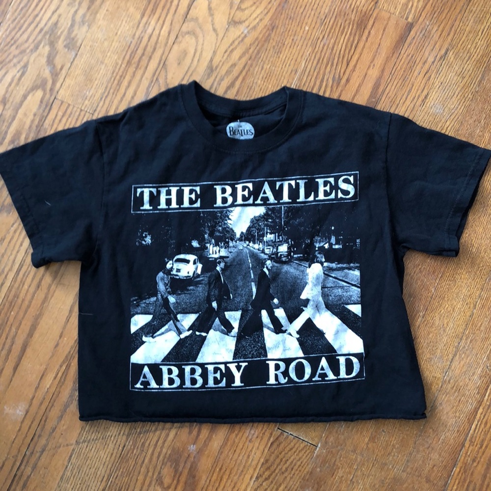Beatles crop t-shirt